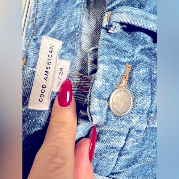 Good American Good 90’s jeans size 6/28 worn once. - Picture 3 of 3